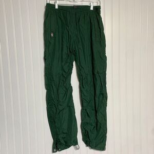 GTM Sportswear For Her Warm Up Track Pants Lined Leg Zip Size Small Green